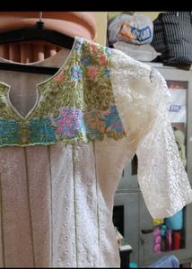 Floral Embroidered Kurta