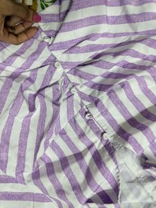 purple shirt top by dressberry