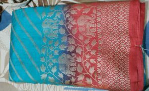 New Brand Heavy Border With Blouse Piece Attached