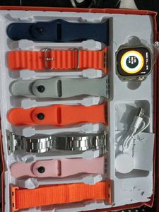 Smart Watch with Multiple Bands(7in1)