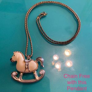 Rocking Horse Pendant Necklace
