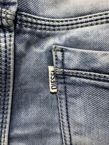 Diesel Industries Blue Washed Denim Jeans