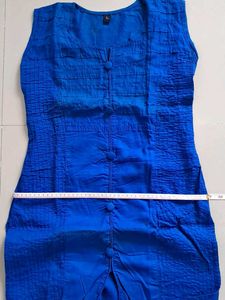 Blue Short Kurta