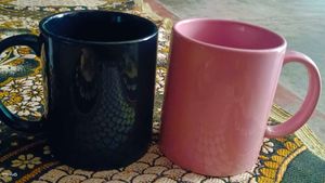 2 Ceramic Glass Mugs (Buy Two Get 1 Free)