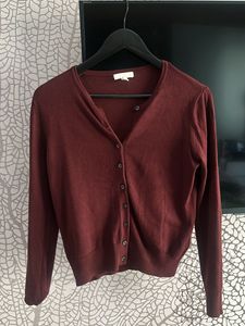 H&M Maroon Cardigan S