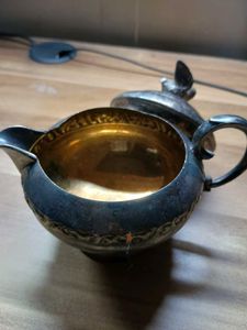 Small Vintage Silver Plated Creamer