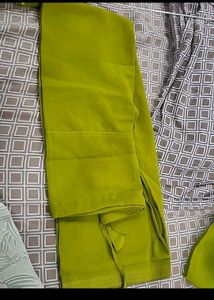 Green Embroidered Kurta Set