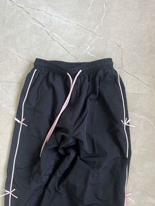 Cute Black Ribbon Pants