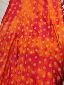 Orange Embellished Gown