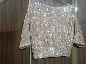 Sparkly Gold Sequin Top