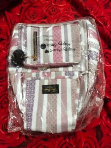 Striped Backpack