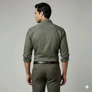 Patterned Formal Shirt