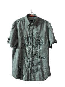 Men's Plaid Button-Down Shirt