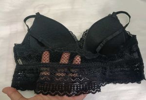 Black😍padded Lace Bralette