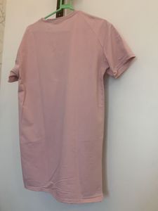 Pink Merci Graphic T-Shirt Dress