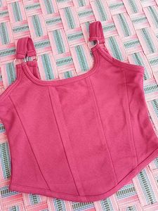 Maroon Corset Top