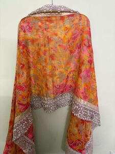 Elegant Orange Dupatta