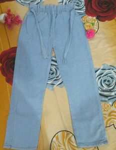 Light Blue Wide Leg Jeans