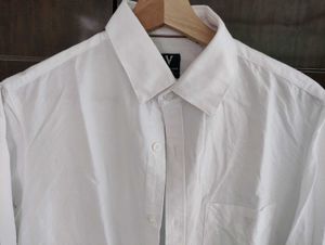 Van Heusen White Shirt For Men, 40