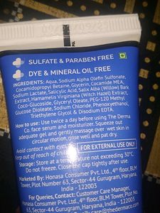 Derm Co 1% Salicylic Acid Gel Daily Face Wash