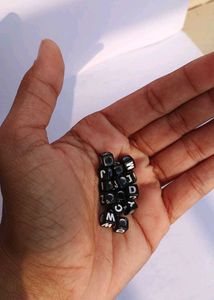 alphabet beads - mixed