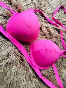 Victoria's Secret Bold Pink Bikini Top👙