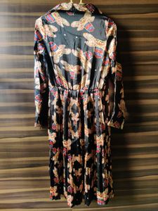 Printed Shirt Dress
