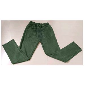 Green Denim Jeans