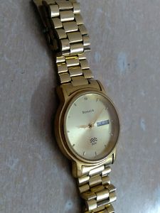 Sonata Gold Watch