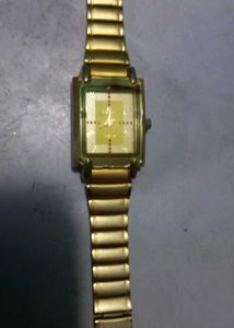 Vintage Gold-Tone Watch Band Only Bettry Khatam Ha