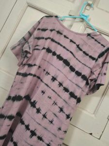 Stylish Pink Printed Kurta