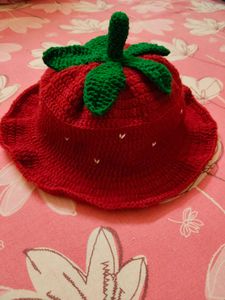 Strawberry Crochet Hat 🍓✨
