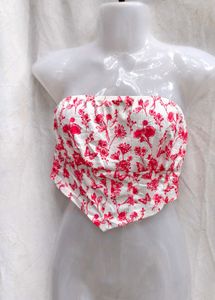 23510. Floral Bandeau Top