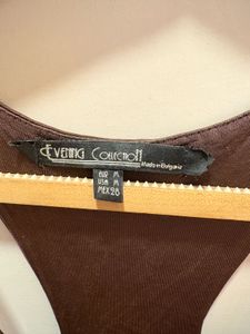 Brown Racerback Tank Top