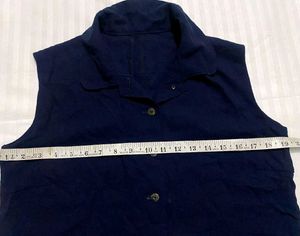 Navy Blue Top Bust 36