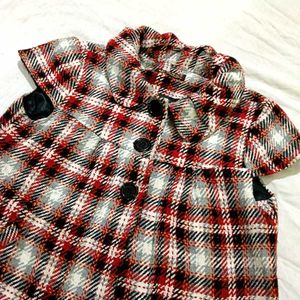 Plaid Butterfly Coat