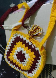 Crochet Sling Bag hand made