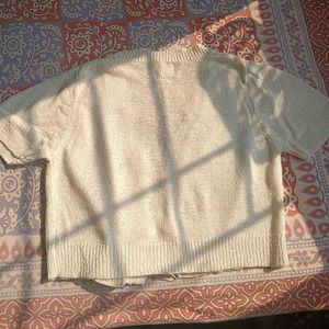 This is a white wool top that I haven't worn even