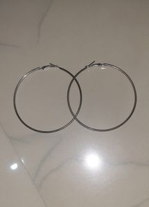 Silver Plated Hoop Earrings