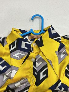 Yellow Geometric Top