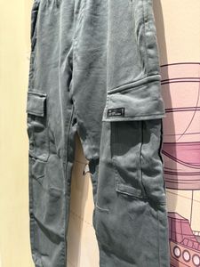Zara Boys Grey Cargo Pants
