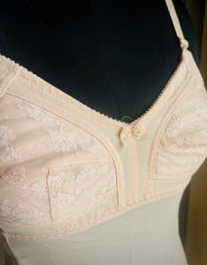 Today‼️Baby Pink Slip In Chanderi &amp; Luscious Lace