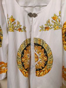 Versace Style Duster Coat