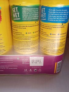 SET WET DEODRANT COMBO 3 IN 1 ONE PACK
