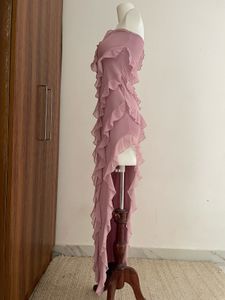 Elegant Ruffled Maxi Dress