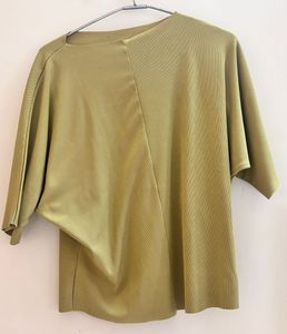Olive Green Floral Top