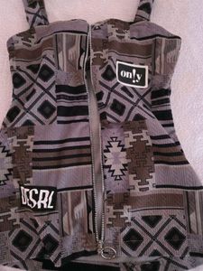 Black Zipper Dress Baby Girl 0-3month
