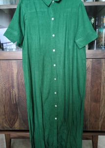 Green Shirt Dress