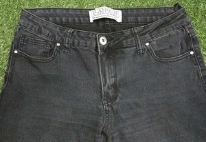 Black Flare Boot-Cut Jeans