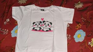 Cute Panda Graphic Tee